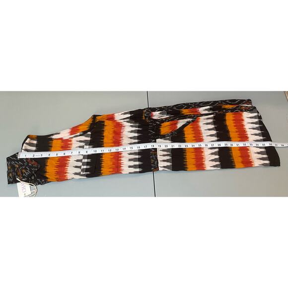 Chaudry Midi Boho Sleeveless Dress Size Small Chic Pockets Collar NWT - Picture 5 of 5